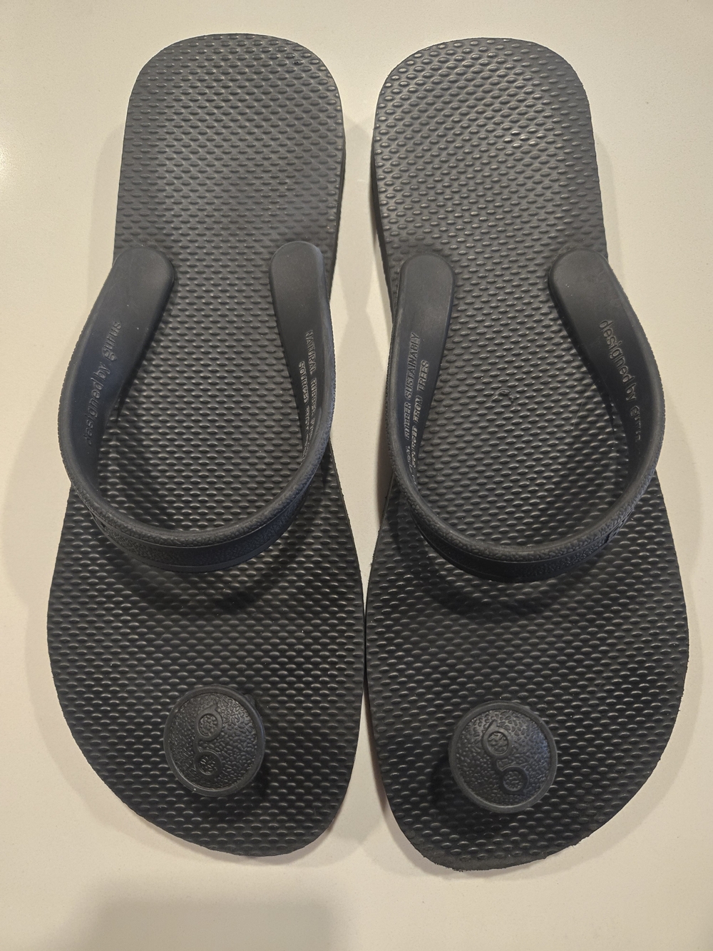 Gurus Thongs Sandals Black 10 Women's Flip Flops Thong Sandals Like NEW
